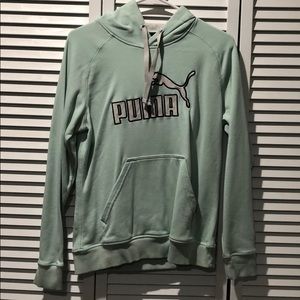 Mint Green Puma Hoodie